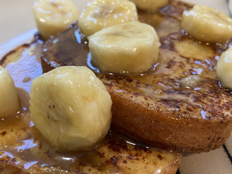 Bananas Foster Brioche French Toast Modest Morsels